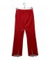 HOLIDAY (ホリデー) BONDING FLARE PANTS レッド：8000円