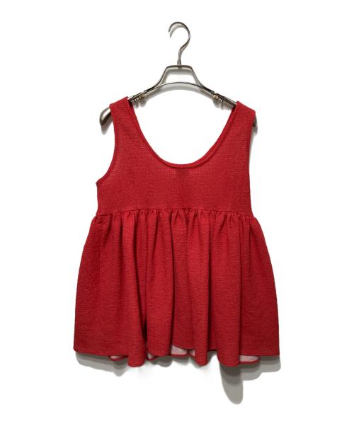 holiday（ホリデー）HOLIDAY (ホリデー) BONDING TOPS レッド サイズ:ONE SIZEの古着・服飾アイテム