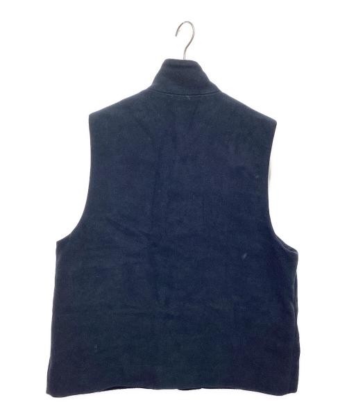 nestrobe confect（ネストローブ コンフェクト）nestrobe confect (ネストローブ コンフェクト) ダブルクロスモールスキンハイネックベスト ネイビー サイズ:4の古着・服飾アイテム
