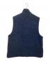 nestrobe confect (ネストローブ コンフェクト) ダブルクロスモールスキンハイネックベスト ネイビー サイズ:4：10000円