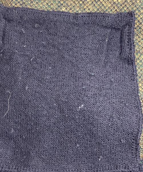 WACKO MARIA（ワコマリア）WACKO MARIA (ワコマリア) ベビーアルパカダイアモンドチェックニットカーディガン イエロー×グリーン サイズ:Ｍの古着・服飾アイテム