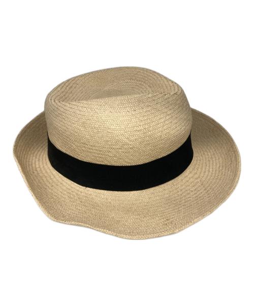 東京 HAT ROCKERS（トウキョウハットロッカーズ）東京 HAT ROCKERS (トウキョウハットロッカーズ) WACKO MARIA (ワコマリア) 中折れパナマハット ベージュの古着・服飾アイテム
