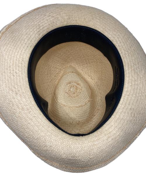 東京 HAT ROCKERS（トウキョウハットロッカーズ）東京 HAT ROCKERS (トウキョウハットロッカーズ) WACKO MARIA (ワコマリア) 中折れパナマハット ベージュの古着・服飾アイテム