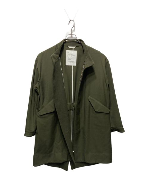 OVERCOAT（オーバーコート）OVERCOAT (オーバーコート) DROPPED SHOULDER OVERCOAT カーキ サイズ:1の古着・服飾アイテム