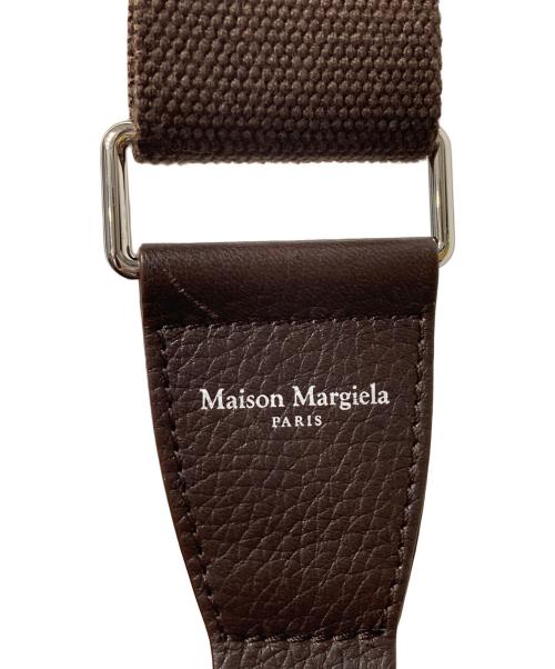 Maison Margiela 11（メゾンマルジェラ 11）Maison Margiela 11 (メゾンマルジェラ 11) 5AC ディアスキンショルダーバッグ ブラウンの古着・服飾アイテム