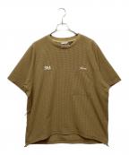 NANGA×WIND AND SEAナンガ×ウィンダンシー）の古着「シアサッカーTEE」｜ブラウン