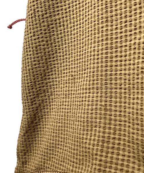 NANGA（ナンガ）NANGA (ナンガ) WIND AND SEA (ウィンダンシー) シアサッカーTEE ブラウン サイズ:Ｌの古着・服飾アイテム