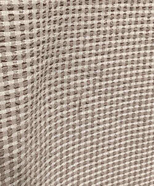 NANGA（ナンガ）NANGA (ナンガ) WIND AND SEA (ウィンダンシー) シアサッカーTEE ブラウン サイズ:Ｌの古着・服飾アイテム