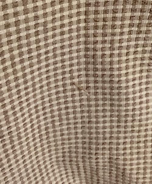 NANGA（ナンガ）NANGA (ナンガ) WIND AND SEA (ウィンダンシー) シアサッカーTEE ブラウン サイズ:Ｌの古着・服飾アイテム