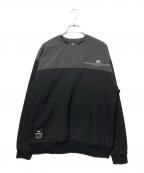 WIND AND SEAウィンダンシー）の古着「ナイロンプルオーバー」｜グレー×ブラック