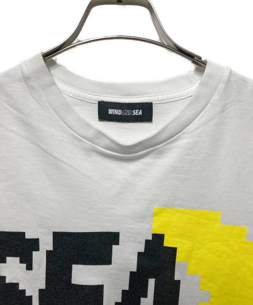 WIND AND SEA（ウィンダンシー）WIND AND SEA (ウィンダンシー) PACK MAN パックマンプリントTシャツ ホワイト サイズ:Ｓの古着・服飾アイテム