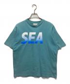 WIND AND SEAウィンダンシー）の古着「プリントTシャツ」｜ブルー