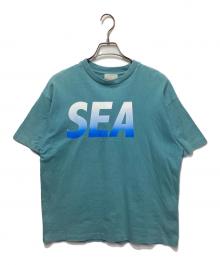 WIND AND SEA（ウィンダンシー）の古着「プリントTシャツ」｜ブルー
