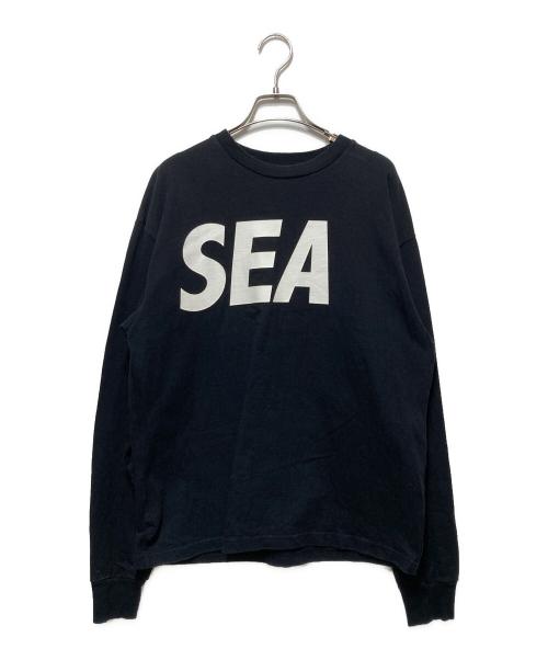 WIND AND SEA（ウィンダンシー）WIND AND SEA (ウィンダンシー) プリントロンT ブラック サイズ:Ｓの古着・服飾アイテム
