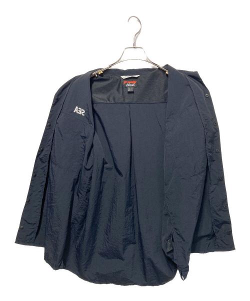 NANGA（ナンガ）NANGA (ナンガ) WIND AND SEA (ウィンダンシー) ナイロンシャツ ブラック サイズ:Ｍの古着・服飾アイテム