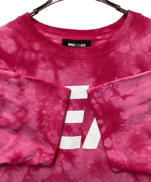WIND AND SEA（ウィンダンシー）WIND AND SEA (ウィンダンシー) タイダイTEE ピンク サイズ:Sの古着・服飾アイテム