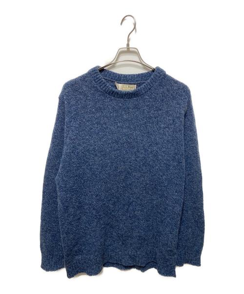 L.L.Bean（エルエルビーン）L.L.Bean (エルエルビーン) 80’S クルーネックメランジニット ブルー サイズ:不明の古着・服飾アイテム