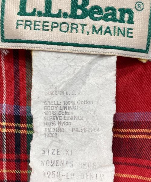 L.L.Bean（エルエルビーン）L.L.Bean (エルエルビーン) 80’S デニムフーデッドジャケット インディゴ サイズ:XLの古着・服飾アイテム
