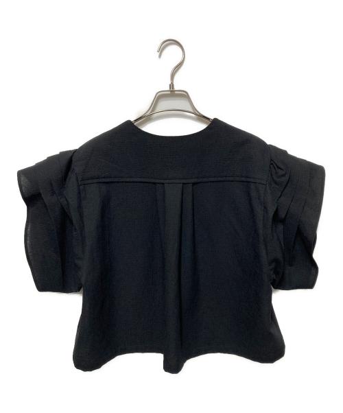 COLUMN（コラム）COLUMN (コラム) スリーブタックブラウス ブラック サイズ:38の古着・服飾アイテム