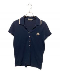 中古・古着通販】MONCLER (モンクレール) ポロシャツ ブラウン サイズ