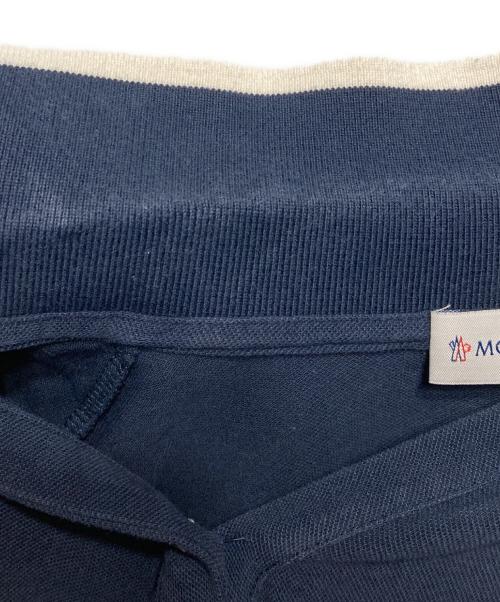 MONCLER（モンクレール）MONCLER (モンクレール) ポロシャツ ネイビー サイズ:XSの古着・服飾アイテム