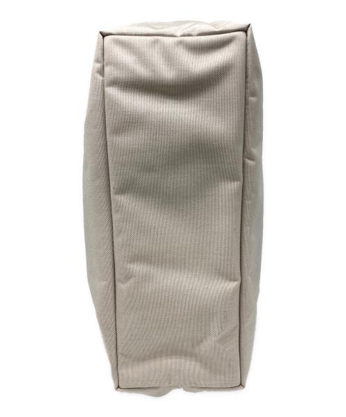 Herve Chapelier（エルベシャプリエ）Herve Chapelier (エルベシャプリエ) コーデュラスクエアトートB5サイズ ベージュ×モカの古着・服飾アイテム