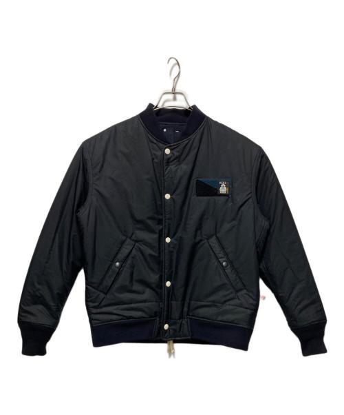 O- 0-CHO-RUI.LAB（オーレイチョウルイラボ）O- 0-CHO-RUI.LAB (オーレイチョウルイラボ) DUAL JACKET MA-1 ネイビー サイズ:Mの古着・服飾アイテム