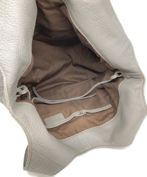 genten（ゲンテン）genten (ゲンテン) レザーワンショルダーバッグ グレーの古着・服飾アイテム