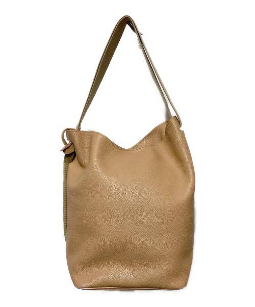 DELVAUX（デルヴォー）DELVAUX (デルヴォー) バケツワンショルダーバッグ ベージュの古着・服飾アイテム