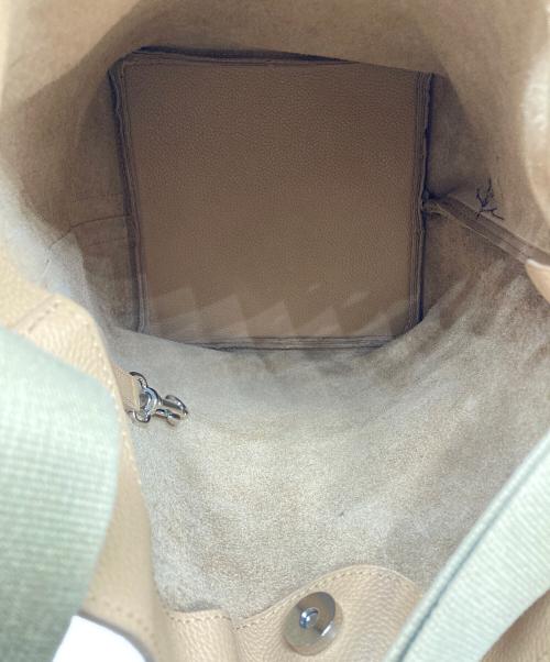 DELVAUX（デルヴォー）DELVAUX (デルヴォー) バケツワンショルダーバッグ ベージュの古着・服飾アイテム