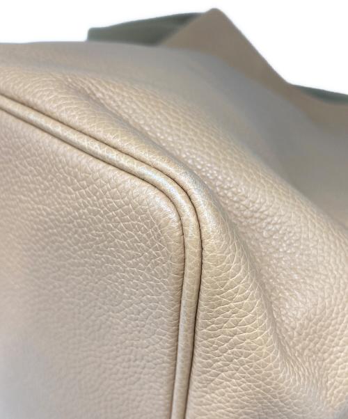 DELVAUX（デルヴォー）DELVAUX (デルヴォー) バケツワンショルダーバッグ ベージュの古着・服飾アイテム