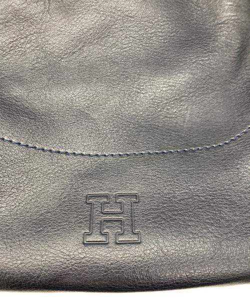 HIROFU（ヒロフ）HIROFU (ヒロフ) ソーロレザートートバッグ ネイビーの古着・服飾アイテム