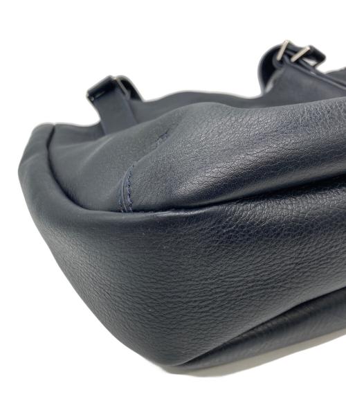 HIROFU（ヒロフ）HIROFU (ヒロフ) ソーロレザートートバッグ ネイビーの古着・服飾アイテム