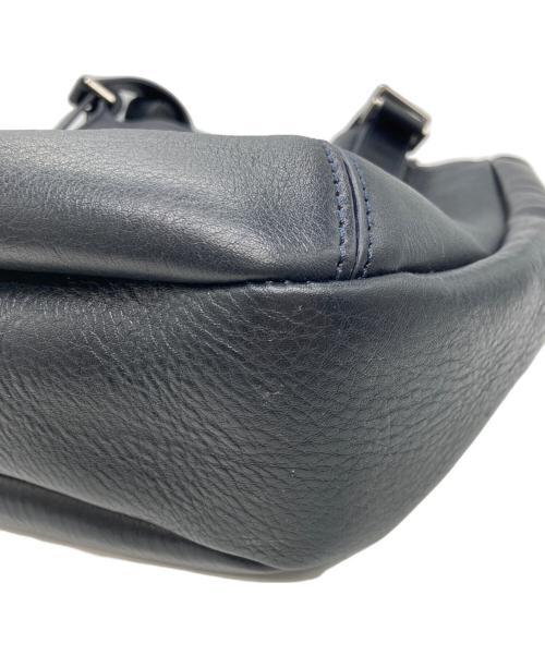 HIROFU（ヒロフ）HIROFU (ヒロフ) ソーロレザートートバッグ ネイビーの古着・服飾アイテム