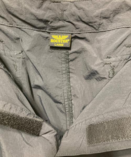 HOUSTON（ヒューストン）HOUSTON (ヒューストン) NYLON UK TECHNO PANTS/ナイロンテクノパンツ ブラック サイズ:Lの古着・服飾アイテム