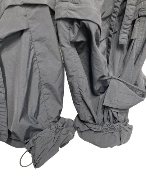 HOUSTON（ヒューストン）HOUSTON (ヒューストン) NYLON UK TECHNO PANTS/ナイロンテクノパンツ ブラック サイズ:Lの古着・服飾アイテム