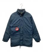 Eddie Bauerエディーバウアー）の古着「80’S グースダウンジャケット」｜ネイビー