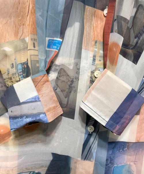 PHEENY（フィーニー）PHEENY (フィーニー) プリントシフォンシャツ マルチカラー サイズ:freeの古着・服飾アイテム