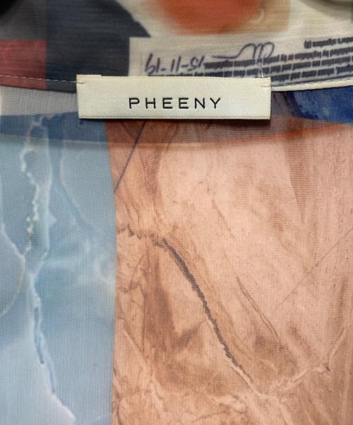 PHEENY（フィーニー）PHEENY (フィーニー) プリントシフォンシャツ マルチカラー サイズ:freeの古着・服飾アイテム