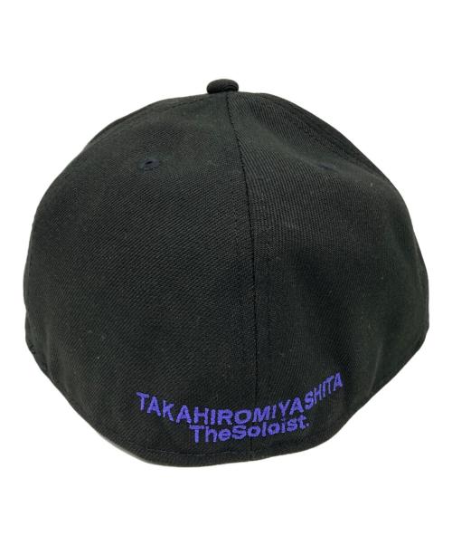Needles（ニードルズ）Needles (ニードルズ) New Era (ニューエラ) TAKAHIROMIYASHITA TheSoloIst. (タカヒロミヤシタ ザソロイスト) キャップ ブラック×パープル サイズ:7　5/8の古着・服飾アイテム