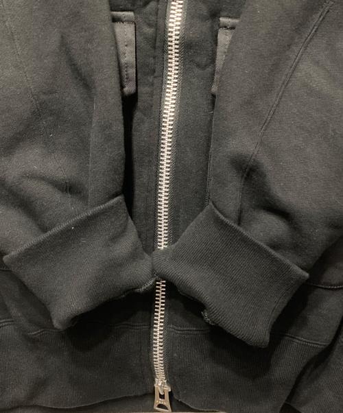 sacai（サカイ）sacai (サカイ) SPIEWAK (スピワック) 24AW Multi Patch Cotton Jersey Hoodie ブラック サイズ:1の古着・服飾アイテム
