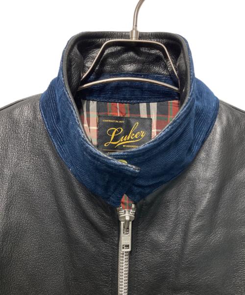 LUKER BY NEIGHBOR HOOD（ルーカーバイネイバーフッド）LUKER BY NEIGHBOR HOOD (ルーカーバイネイバーフッド) レザージャケット ブラック サイズ:Mの古着・服飾アイテム