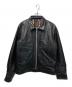 LUKER BY NEIGHBOR HOOD（ルーカーバイネイバーフッド）の古着「レザージャケット」｜ブラック