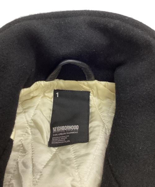 NEIGHBORHOOD（ネイバーフッド）NEIGHBORHOOD (ネイバーフッド) コンチョボタンメルトンコート ブラック サイズ:Sの古着・服飾アイテム