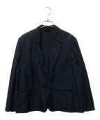 MARGARET HOWELLマーガレットハウエル）の古着「リネンジャケット」｜ブラック