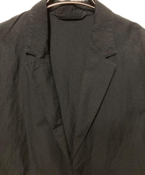 MARGARET HOWELL（マーガレットハウエル）MARGARET HOWELL (マーガレットハウエル) リネンジャケット ブラック サイズ:2の古着・服飾アイテム