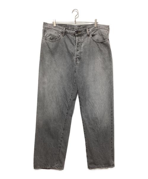 LEVI'S（リーバイス）LEVI'S (リーバイス) BEAMS (ビームス) SUPER WIDE デニムパンツ グレー サイズ:38×32の古着・服飾アイテム