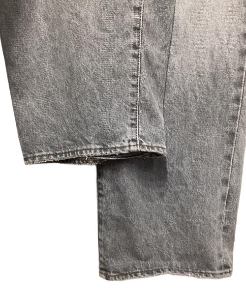 LEVI'S（リーバイス）LEVI'S (リーバイス) BEAMS (ビームス) SUPER WIDE デニムパンツ グレー サイズ:38×32の古着・服飾アイテム