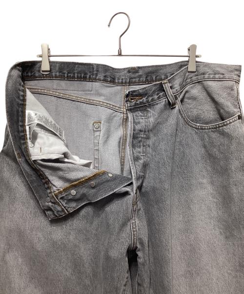 LEVI'S（リーバイス）LEVI'S (リーバイス) BEAMS (ビームス) SUPER WIDE デニムパンツ グレー サイズ:38×32の古着・服飾アイテム