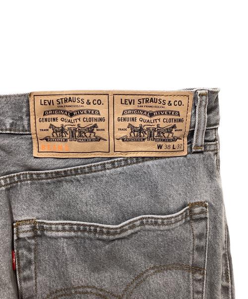 LEVI'S（リーバイス）LEVI'S (リーバイス) BEAMS (ビームス) SUPER WIDE デニムパンツ グレー サイズ:38×32の古着・服飾アイテム